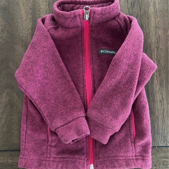 Columbia Kids Fleece Jacket in purple - Picture 1 of 4